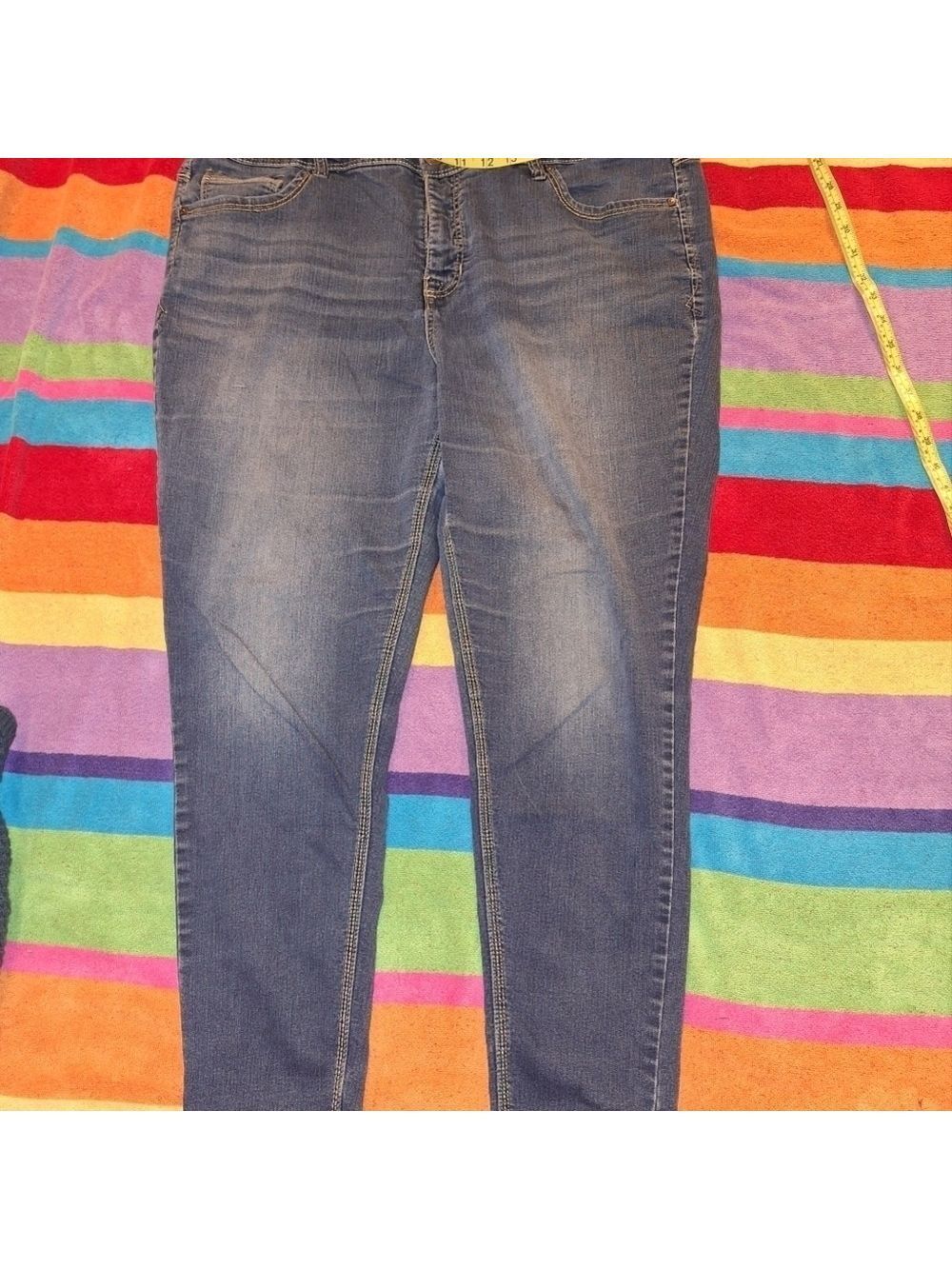 Angels Brand Blue Denim Curvy Skinny Jeans Size 20 - Picture 3 of 6